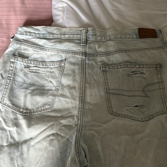 Distressed Light Blue Jeans - Picture 6 of 12